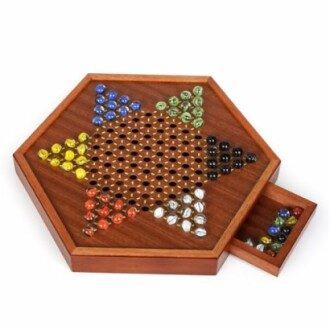 Luxurious Large 15-Inch Chinese Checkers Set