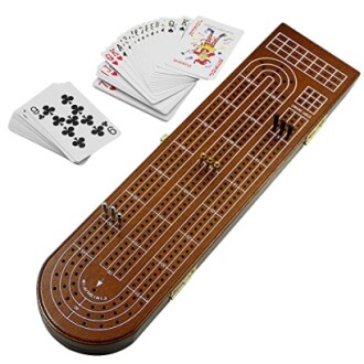 Juegoal Wood Cribbage Board