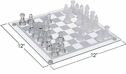 Gamie Glass Chess Set