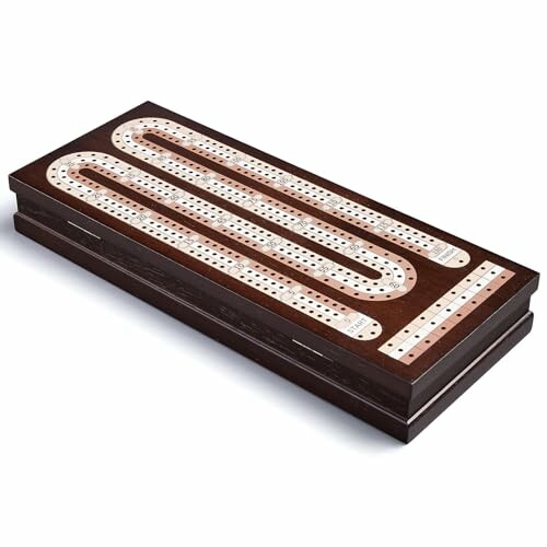 AMEROUS Wooden Cribbage Board Game Set