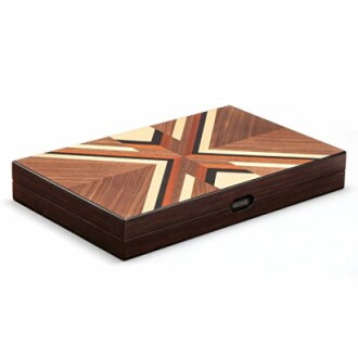 Woodronic 15" Wooden Backgammon Set